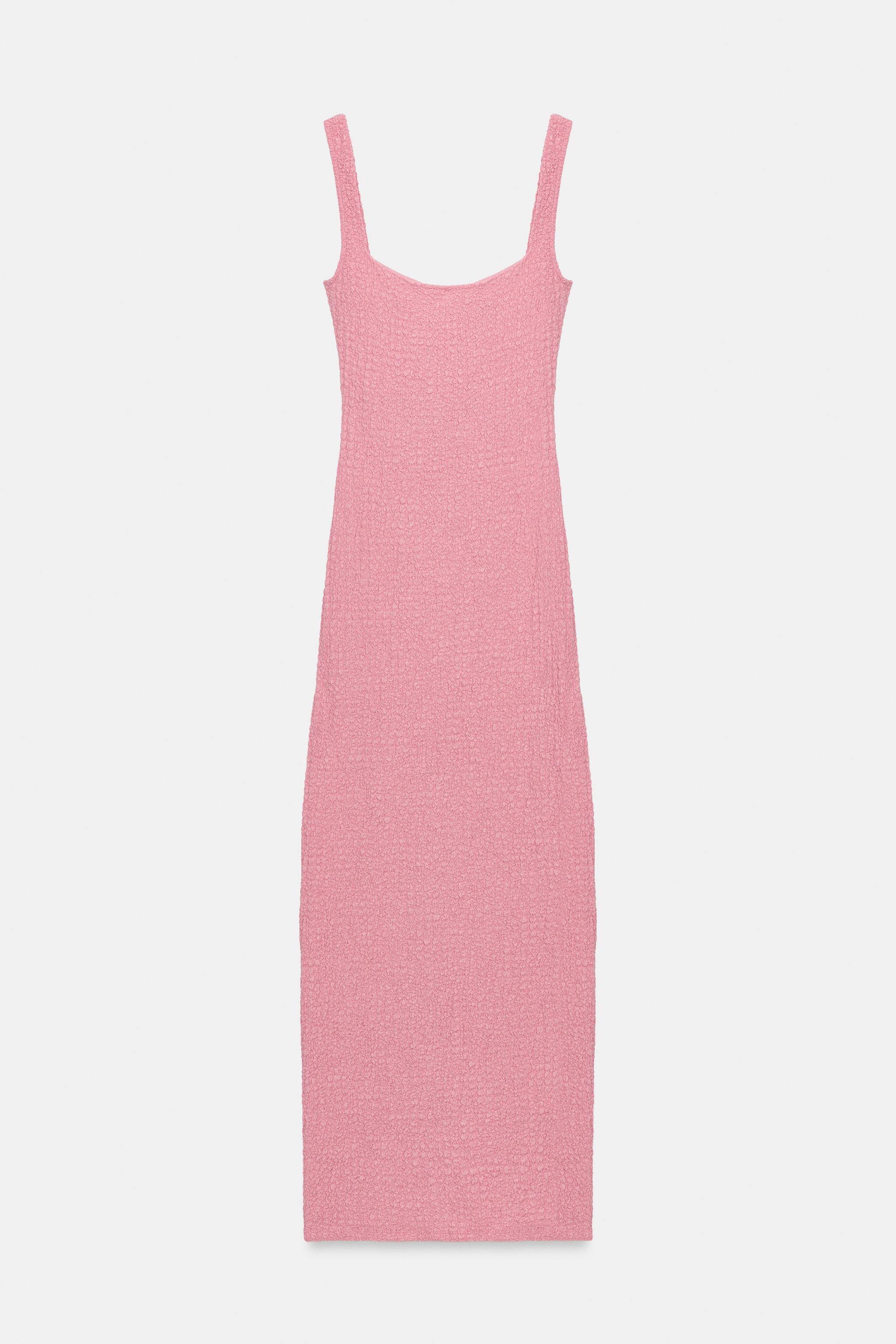 ROBE MI-LONGUE TEXTURÉE